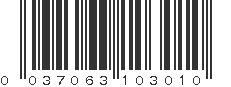 UPC 037063103010