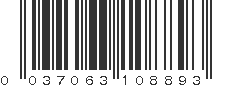 UPC 037063108893