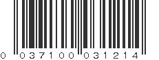 UPC 037100031214