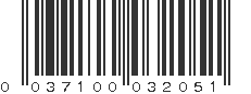 UPC 037100032051