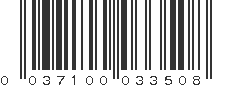 UPC 037100033508