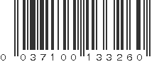 UPC 037100133260