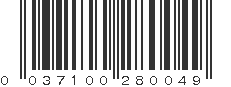 UPC 037100280049