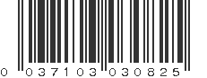 UPC 037103030825