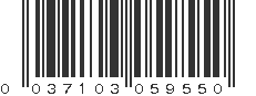 UPC 037103059550