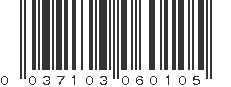 UPC 037103060105