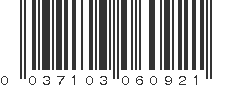 UPC 037103060921