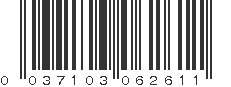 UPC 037103062611