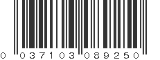 UPC 037103089250