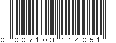 UPC 037103114051