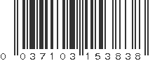 UPC 037103153838