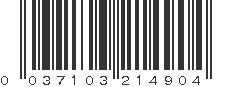 UPC 037103214904