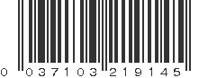 UPC 037103219145