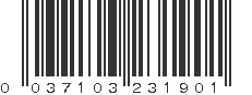 UPC 037103231901