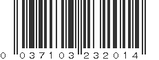 UPC 037103232014