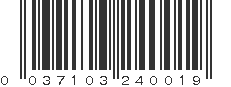 UPC 037103240019