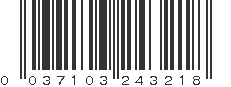 UPC 037103243218