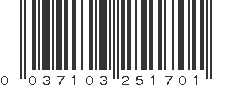 UPC 037103251701