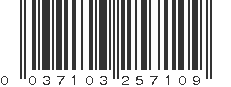 UPC 037103257109