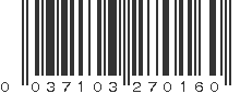 UPC 037103270160