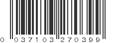 UPC 037103270399