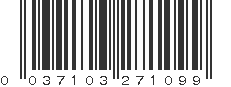 UPC 037103271099