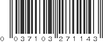 UPC 037103271143