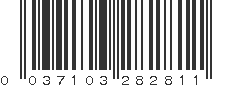 UPC 037103282811