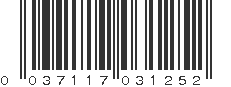 UPC 037117031252