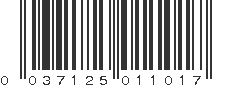 UPC 037125011017