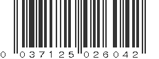 UPC 037125026042