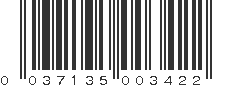 UPC 037135003422