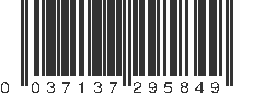 UPC 037137295849