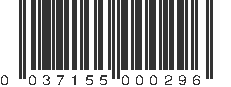 UPC 037155000296