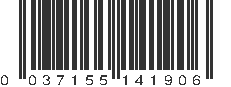 UPC 037155141906