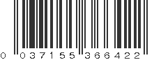 UPC 037155366422