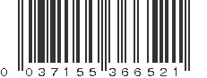 UPC 037155366521