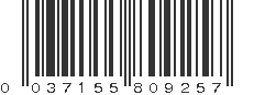 UPC 037155809257