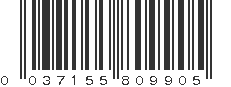 UPC 037155809905