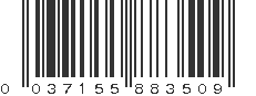 UPC 037155883509