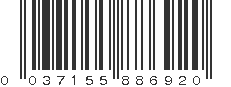 UPC 037155886920