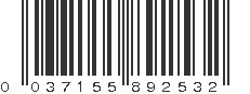 UPC 037155892532