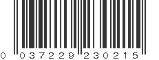 UPC 037229230215