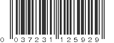 UPC 037231125929