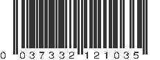 UPC 037332121035