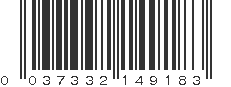 UPC 037332149183