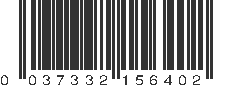 UPC 037332156402