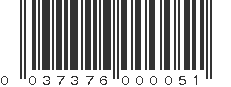 UPC 037376000051