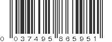 UPC 037495865951