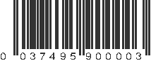 UPC 037495900003